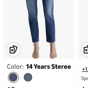 AG Adriano Goldschmied Dark Blue Ankle Jeans